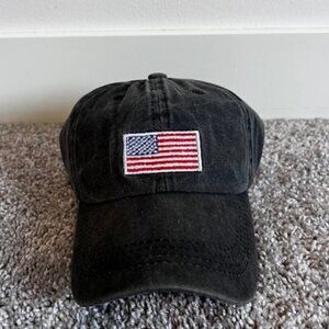 USA American Flag adjustable baseball hat